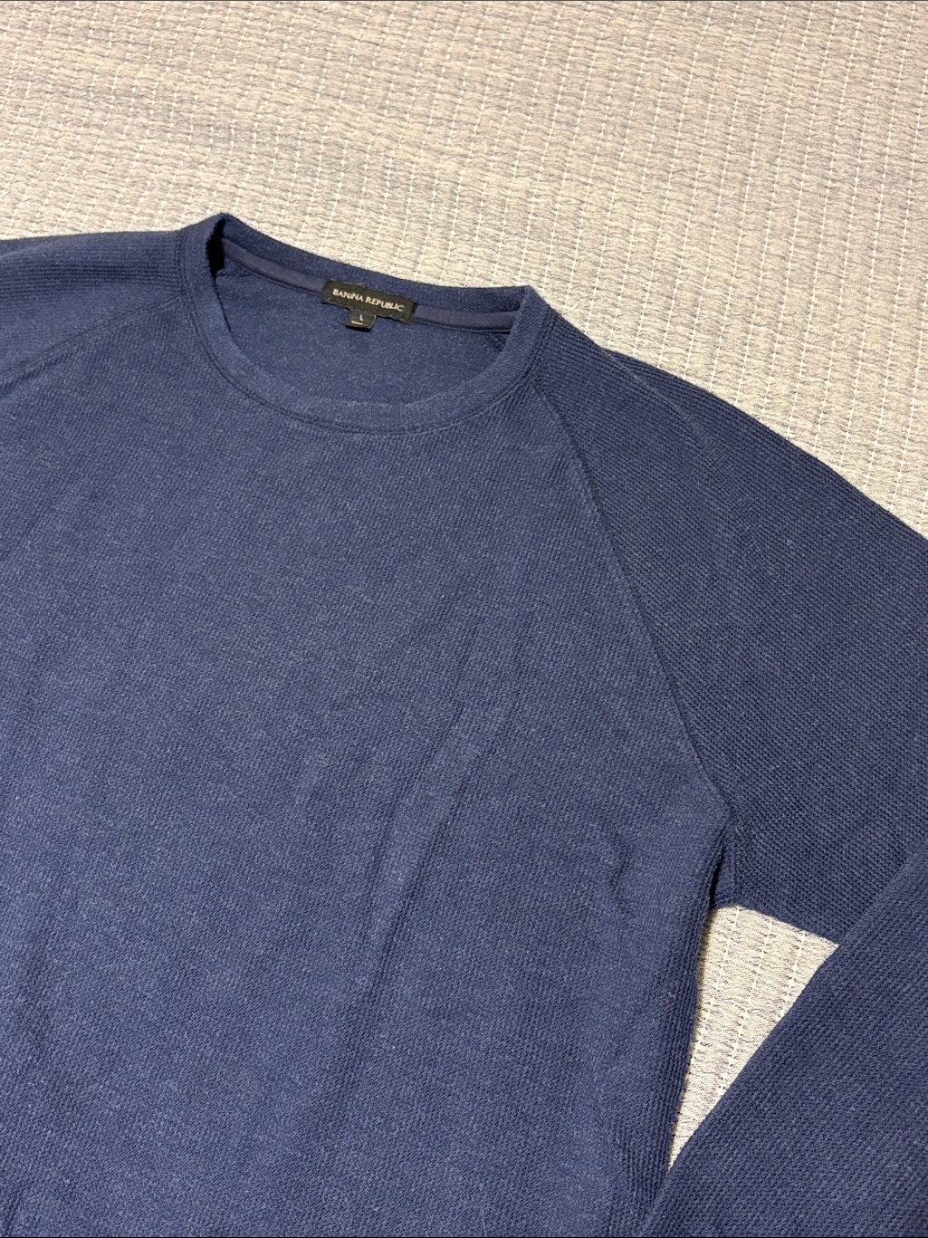 Banana Republic Deep Navy Knit Crewneck